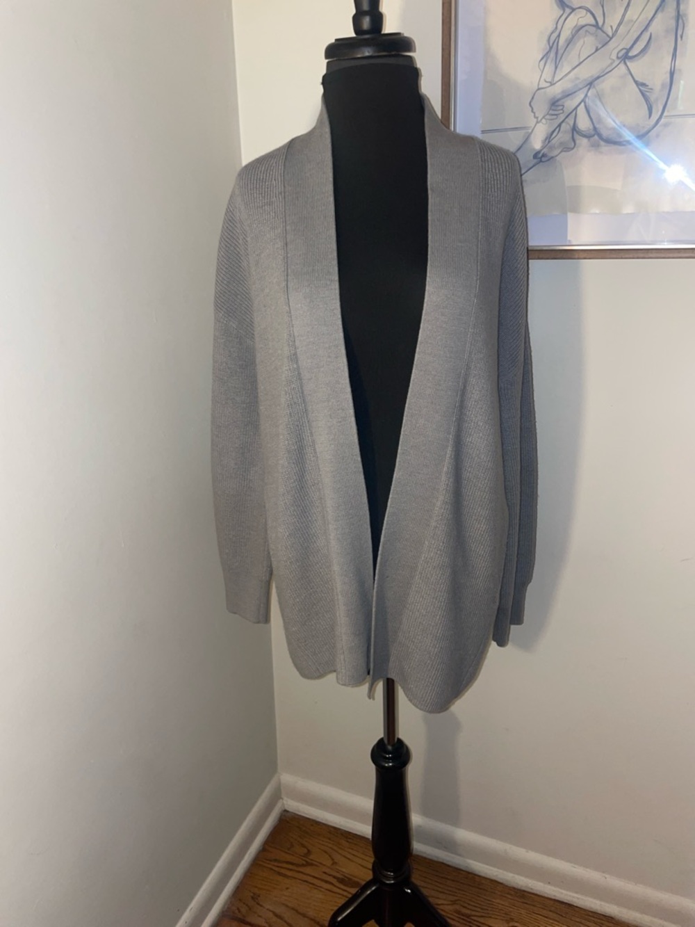 Lululemon | Women’s Grey Open Cardigan Merino Wool Size 4
